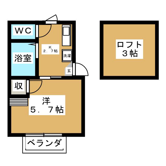 タウンカテッジ瑞江の間取り