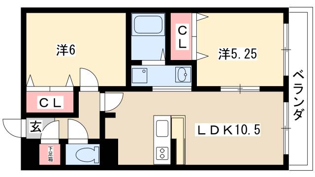 D’Room京命の間取り