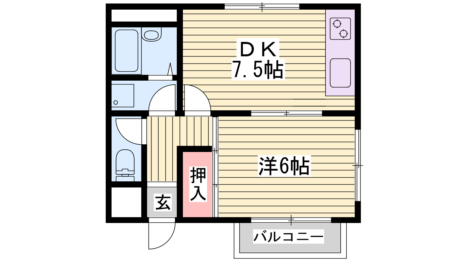 シャトリエIの間取り