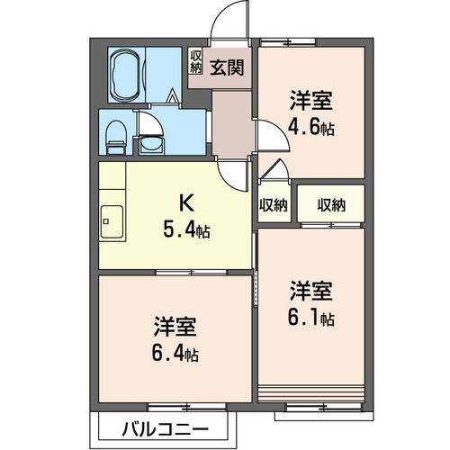 グリーンハイツの間取り