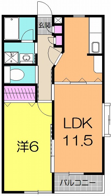 十夢ハイムの間取り