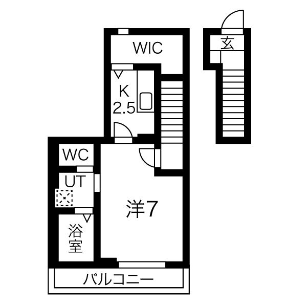 コズモ文化町の間取り