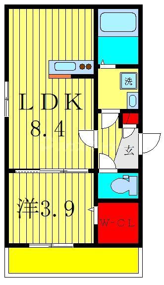 【Glam馬橋の間取り】