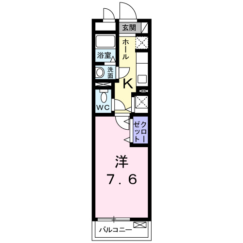 エスポワール京都南の間取り