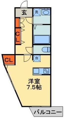 ＣｉｅｌＢｌｅｕ千葉中央の間取り