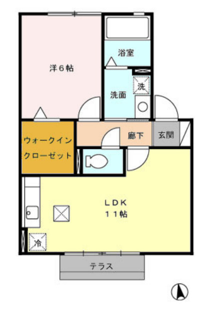 キャトルセゾンの間取り
