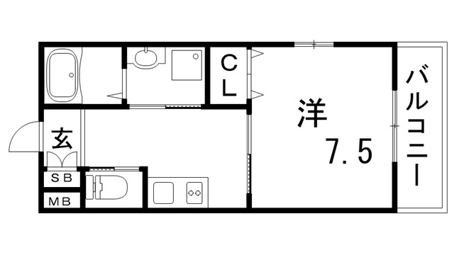 コーム須磨の間取り