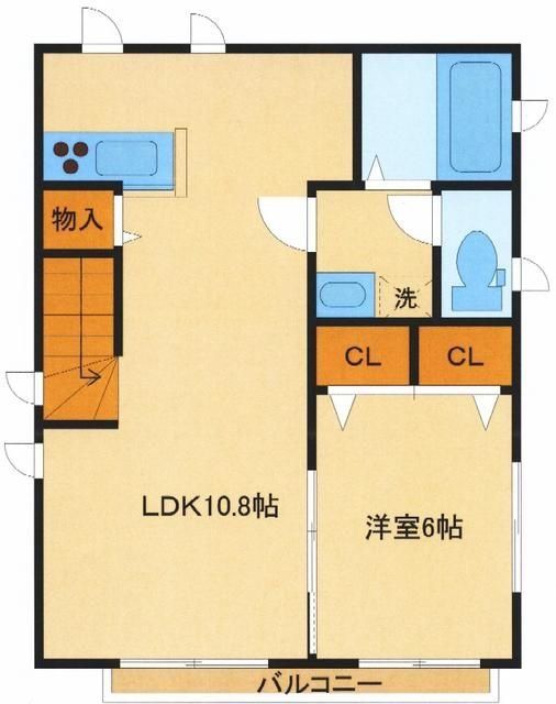 川崎市多摩区生田のアパートの間取り