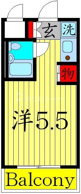 板橋区南町のマンションの間取り