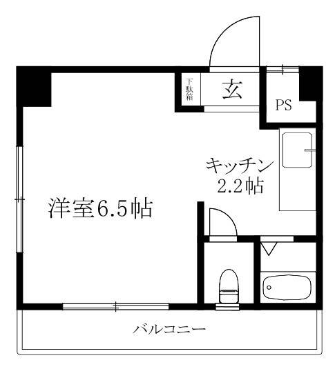 プランドール木屋町の間取り