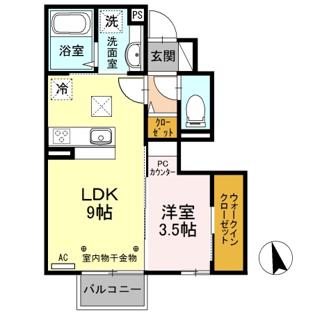 コンフォルタ野溝の間取り