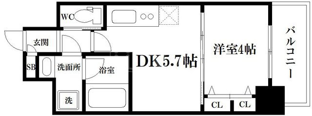 スプランディッド安土町の間取り