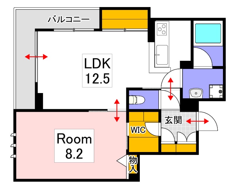 ShaMaisonGrand七日市の間取り