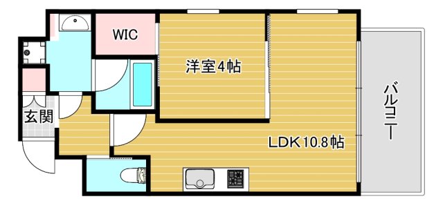 プレジオ松屋町の間取り