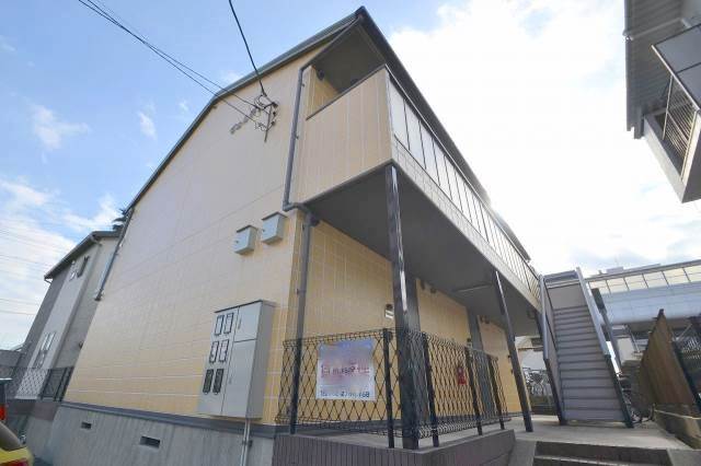 広島市西区己斐本町のアパートの建物外観