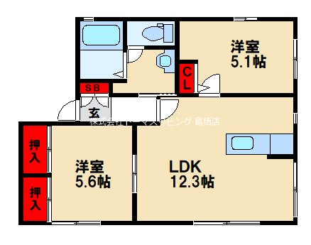 ディアス大保の間取り