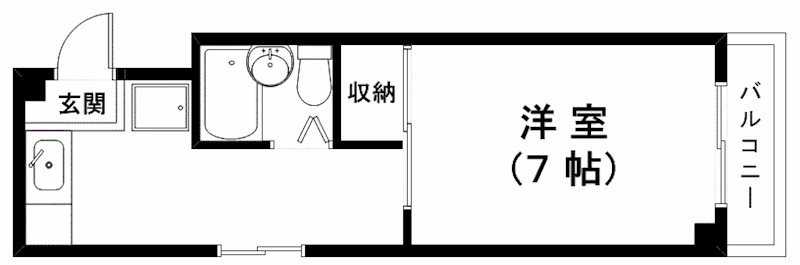 草津市上笠のアパートの間取り