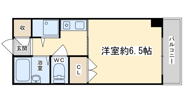 三島郡島本町広瀬のマンションの間取り