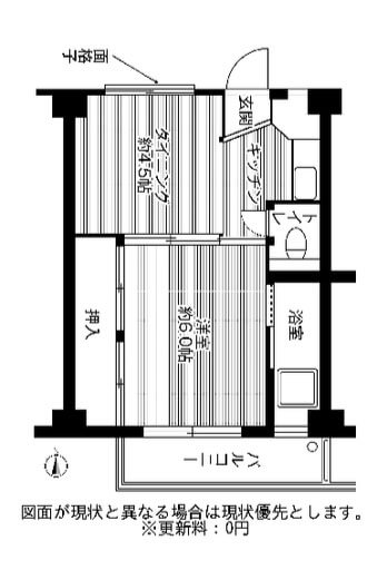 ビレッジハウス高津1号棟の間取り