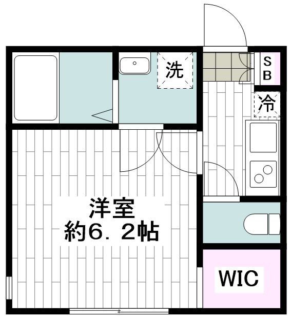 横須賀市鷹取のアパートの間取り