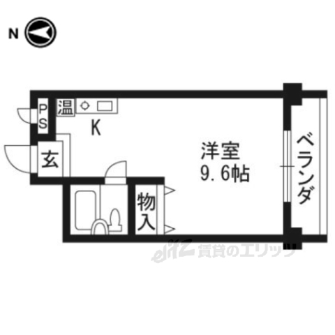 竹田マンションの間取り