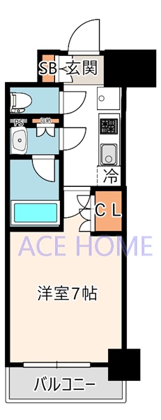 ザ・パークハビオ阿倍野昭和町の間取り