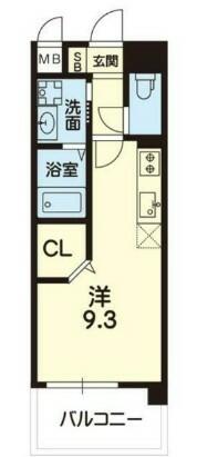 ホワイトステージ水前寺公園の間取り