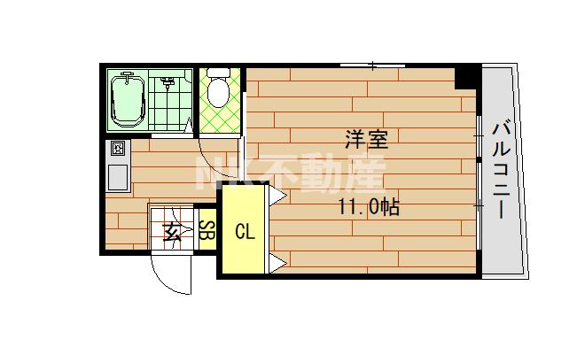 アベニューリップル長田IIの間取り