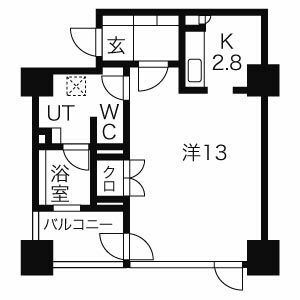 プライムメゾン鴨々川の間取り