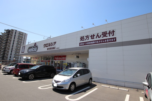 ドラックストア　ウエルシア袖ヶ浦奈良輪店（ドラッグストア）まで500m