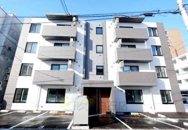 建物外観　Ｗｉ－Ｆｉ対応ネット無料採用の２ＬＤＫマンションです♪