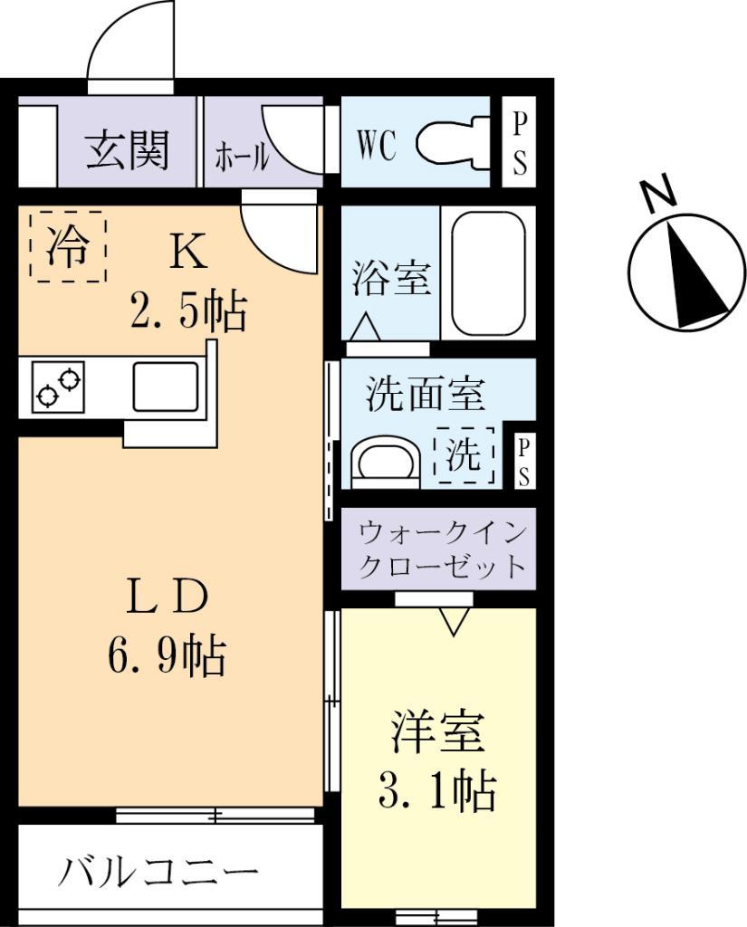 レジーナの間取り