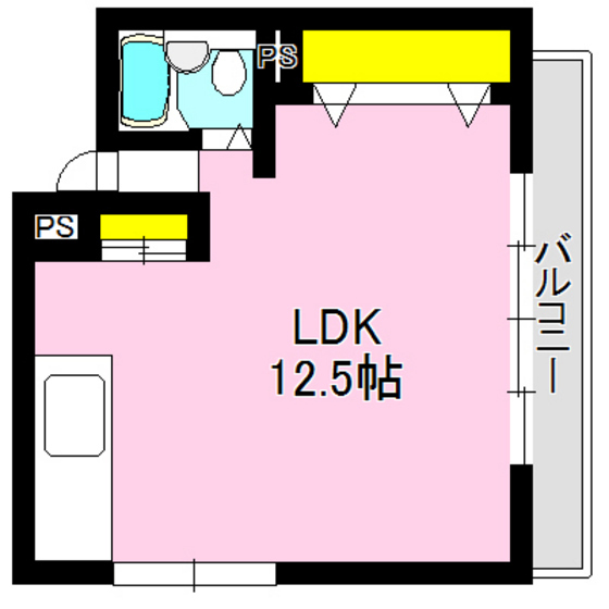 ヴィラ高崎の間取り