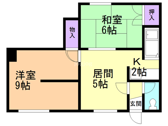 西富５号マンションの間取り