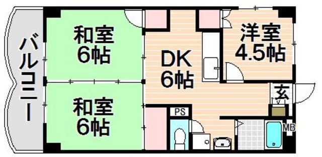 第三城南姪浜ビルの間取り