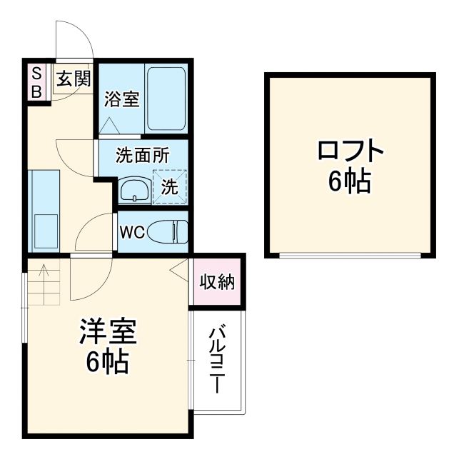 愛知県名古屋市東区白壁２（アパート）の賃貸物件の間取り