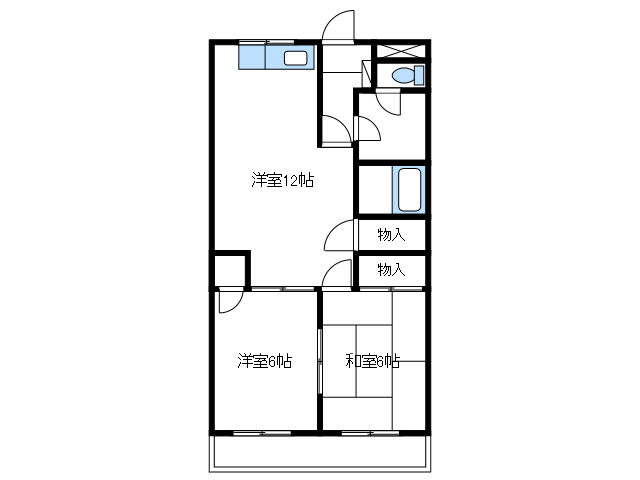 厚木市金田のマンションの間取り