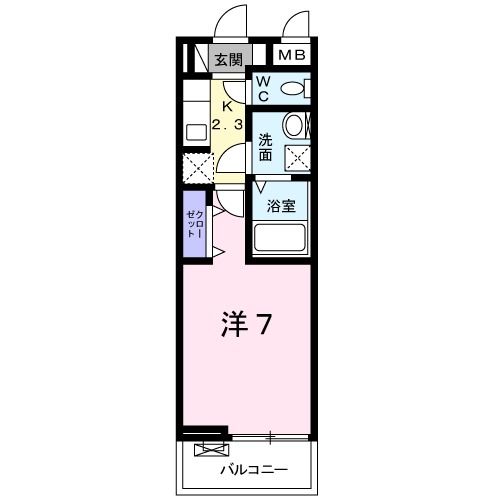 カルフール千防の間取り