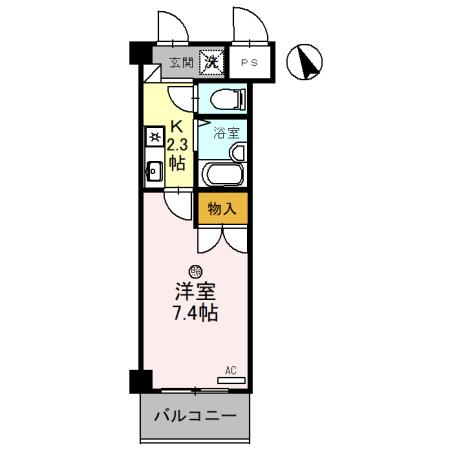 レイクヴュー堅田の間取り