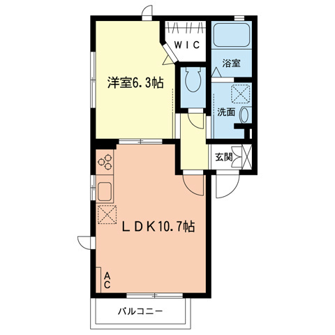 レヴェル湘南IIの間取り