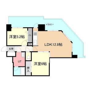 ライオンズマンション札幌スカイタワー 1510号の間取り