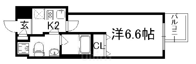 【プレサンスＮＥＯ京都烏丸の間取り】