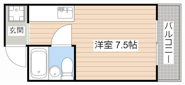 【東近江市東沖野のマンションの間取り】