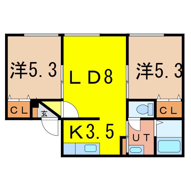 ファミーユ・アベニューの間取り