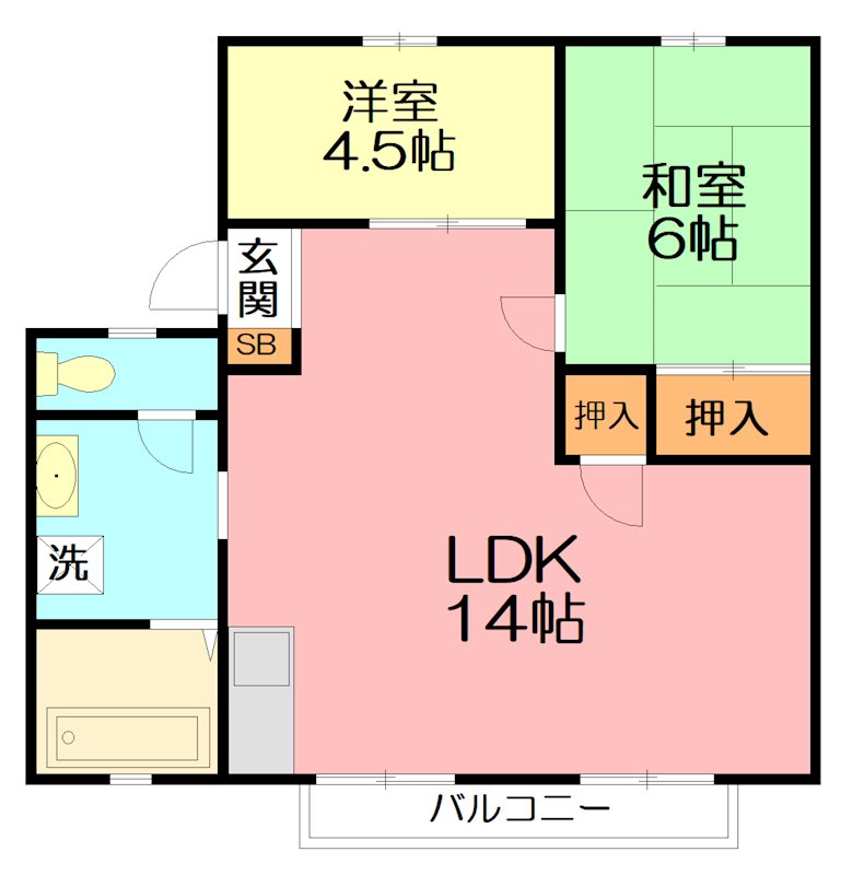 ウィンディ笹尾の間取り