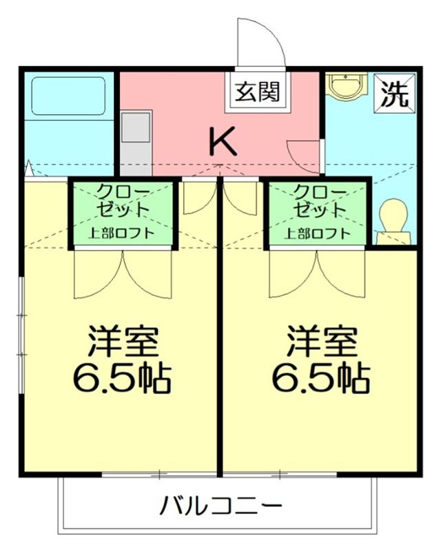 明智鴨宮アパートの間取り