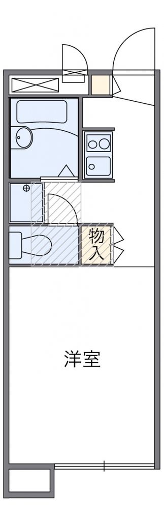 鴻巣市愛の町のマンションの間取り