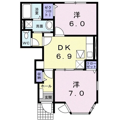 アビタシオン立花台の間取り