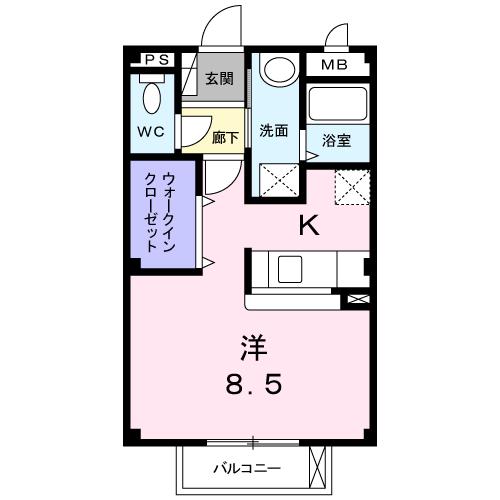 ラフォ－レ大光の間取り