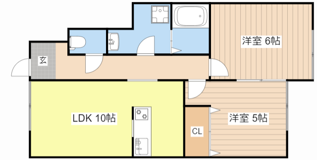 サンモール泉の間取り